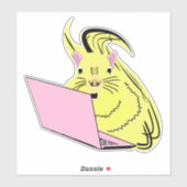 Eekhoornerd sticker (Vel)