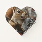 eekhoorngevecht notitieboek (Achterkant)