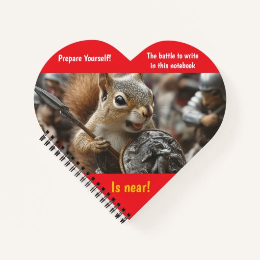 eekhoorngevecht notitieboek (Voorkant)