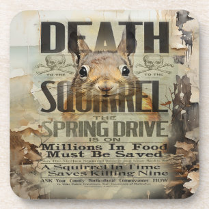 Eekhoornjacht  bier onderzetter