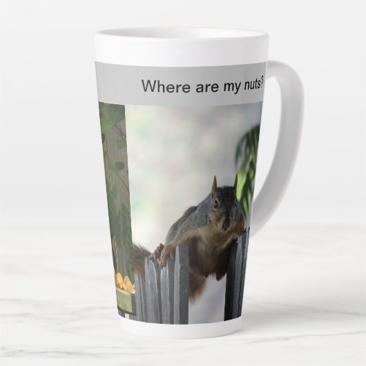 Eekhoornregel Latte Mok (Rechterhoek)