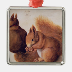 Eekhoorns, 1512 metalen ornament