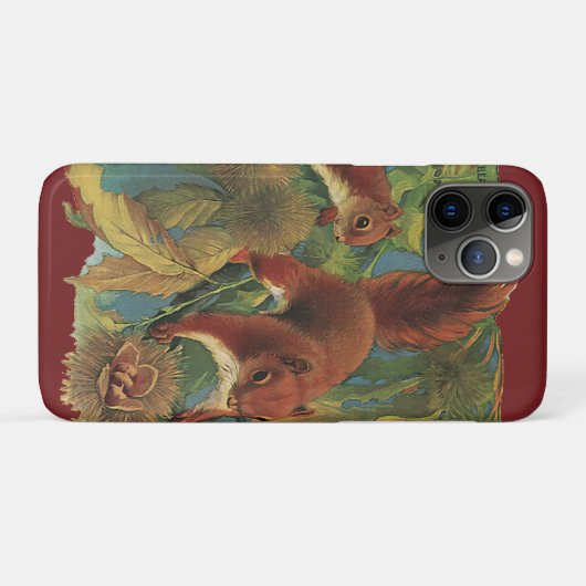  eekhoorns, boscreten, wilde dieren Case-Mate iPhone case (Achterkant (horizontaal))