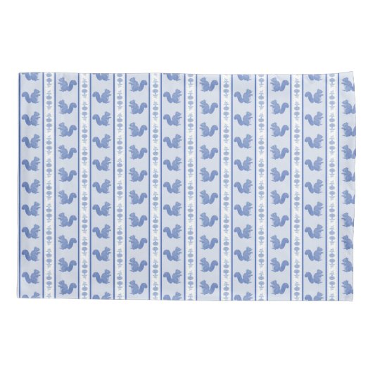 Eekhoorns en hortensia's Kussensloop (Achterkant)