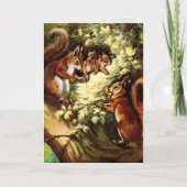  eekhoorns kaart (Voorkant)