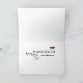 Eekhoorns Night Out Verjaardag Kaart (Binnen)