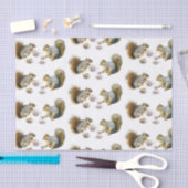 Eekhoorns Tea Party Tissue Papier (Craft)