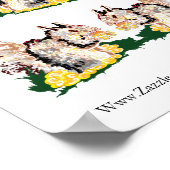 Eekhoorns voor afdruk, Poster (Matte) (Hoek)