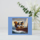 Eekhoornschippers Briefkaart (Staand voorkant)