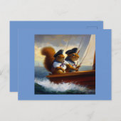 Eekhoornschippers Briefkaart (Voorkant / Achterkant)