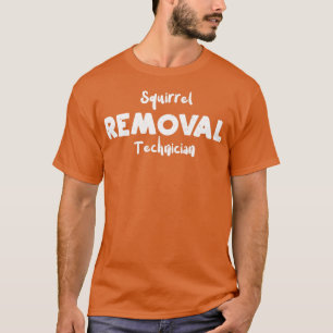 Eekhoorntechnicus voor verwijdering t-shirt