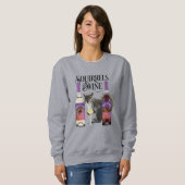 Eekhoorntjes en wijn - Funny Squirrel Lover en Win Trui (Voorkant volledig)
