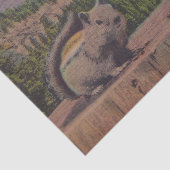  eekhoorntjesgebergte tissuepapier (Detail)