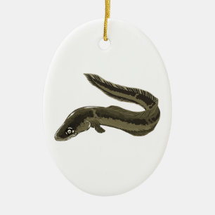 Eel Keramisch Ornament