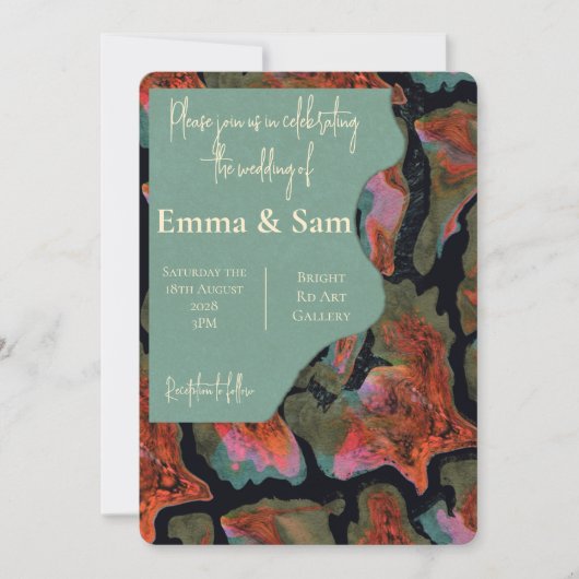 Eélégance terrestre Invitation (Devant)