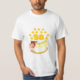 Een 18-jarig T-shirt