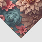 Een 3D Bloem Reeks Ontwerp 5 Tissuepapier (Detail)