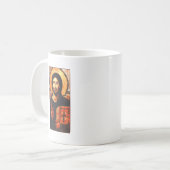 Een 6-eeuwse icoon van Jezus Koffiemok (Voorkant links)