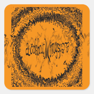 Een 'A Cosmic Wingspan "Omgekeerd Logo" Sticker