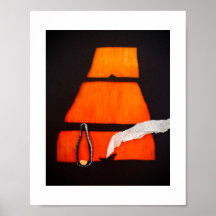 Een 'A Cosmic Wingspan "Orange Wine"'-poster