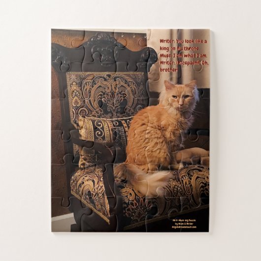 Een A-Muse Puzzle—De koning Legpuzzel (Verticaal)