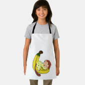 Een aap die slaapt in de pyjama schort (Insitu)