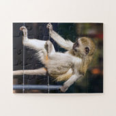 Een aap met diep verstand legpuzzel (Horizontaal)