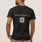 Een aap met een T-shirt voor het pistool. (Achterkant)