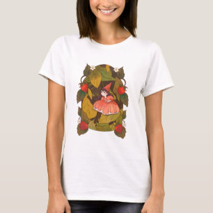 Een aardbeienfee fantasie t-shirt