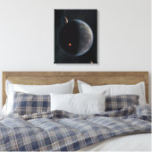 Een aarde-achtige planeet rijk aan koolstof en dro canvas afdruk (Insitu (Slaapkamer))