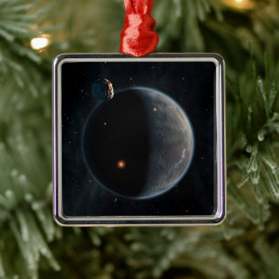 Een aarde-achtige planeet rijk aan koolstof en dro metalen ornament