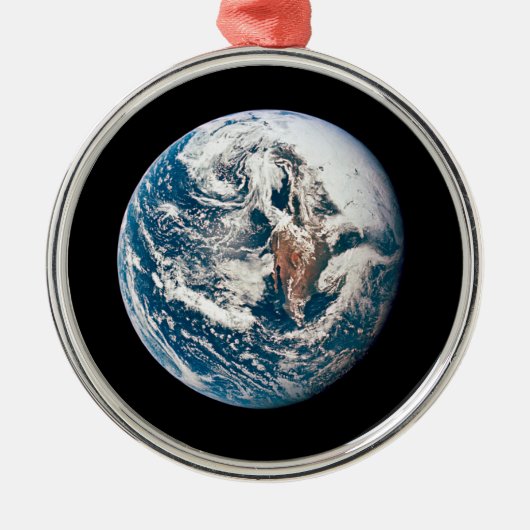 Een aarde van het Apollo 10 ruimteschip. Metalen Ornament (Voorkant)
