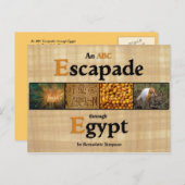 Een ABC Escapade door Egypte Briefkaart (Voorkant / Achterkant)