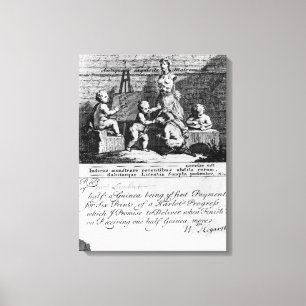 Een abonnement voor 'een Harlot' Canvas Afdruk