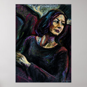 Een Absolute Stranger - een olieplek schilderen Poster