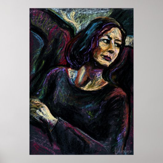 Een Absolute Stranger - een olieplek schilderen Poster (Voorkant)