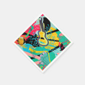 Een Abstract muziekmengsel Servet (Hoek)