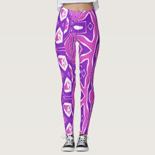 Een abstract stofpatroon "Ratti_Creative_Arts" Leggings
