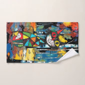Een Abstracte dag Bad Handdoek (Handdoek)