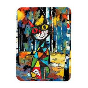 Een Abstracte dag Magneet