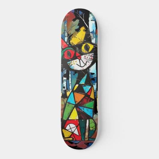 Een Abstracte dag Skateboard (Voorkant)