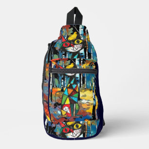 Een Abstracte dag Sling Bag