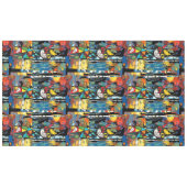 Een Abstracte dag Tafelkleed (Voorkant (Horizontaal))