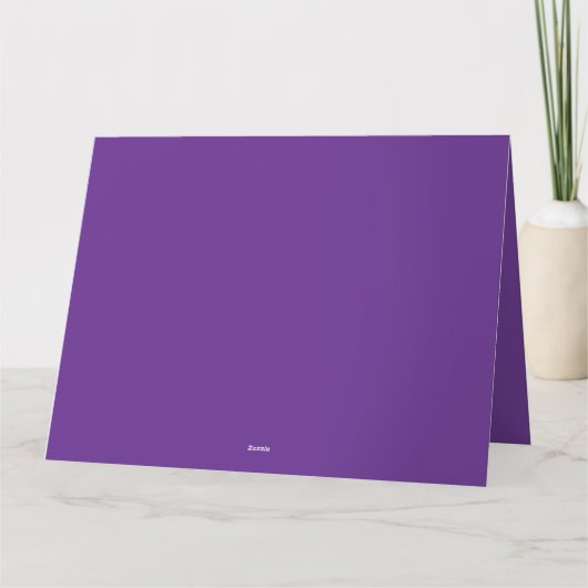 Een abstracte mix van levendige paarse en roze tin kaart (Achterkant)