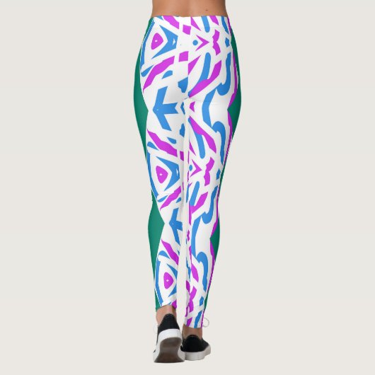 Een abstracte "Ratti_Creative_Arts" Leggings (Achterkant)