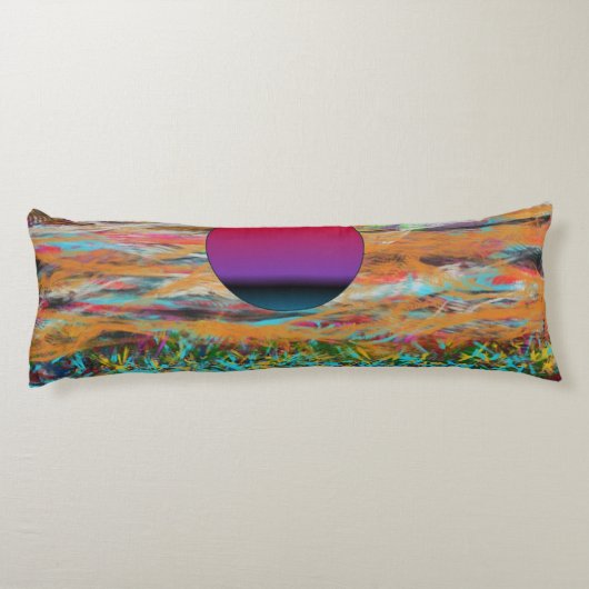 Een Abstracte realiteit lichaamskussen (Achterkant)