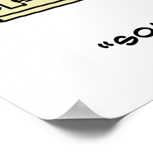 Een accountant die een abacus op het werk gebruikt poster (Hoek)