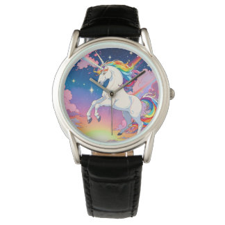 Een achtergrond van een majestueuze neushoorn sier horloge