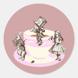 Een ad-hocgroep ronde sticker