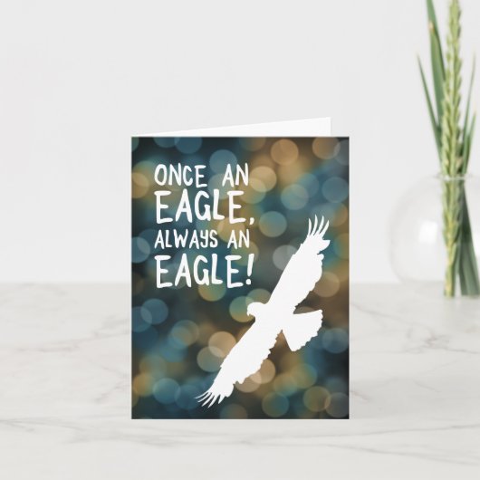 een adelaar altijd kaart (Voorkant)